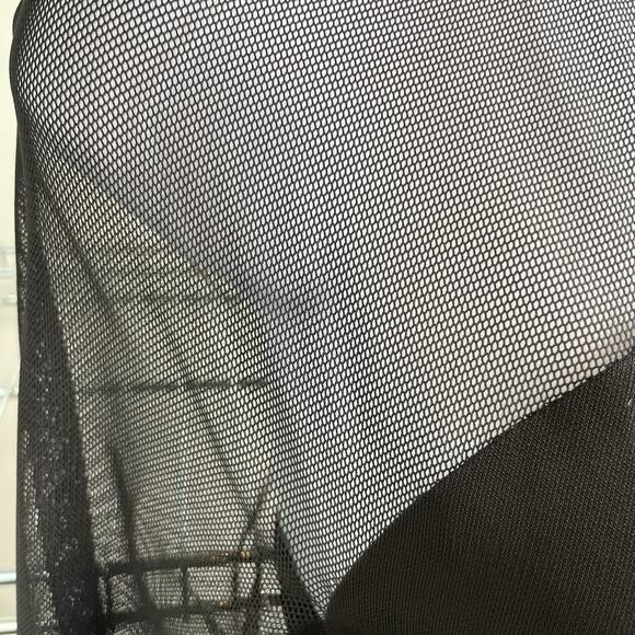 Talbot‎ Runhof Women's Black Bodycon Long Dress Size 2 Stretchy Pret Statement - Picture 4 of 16